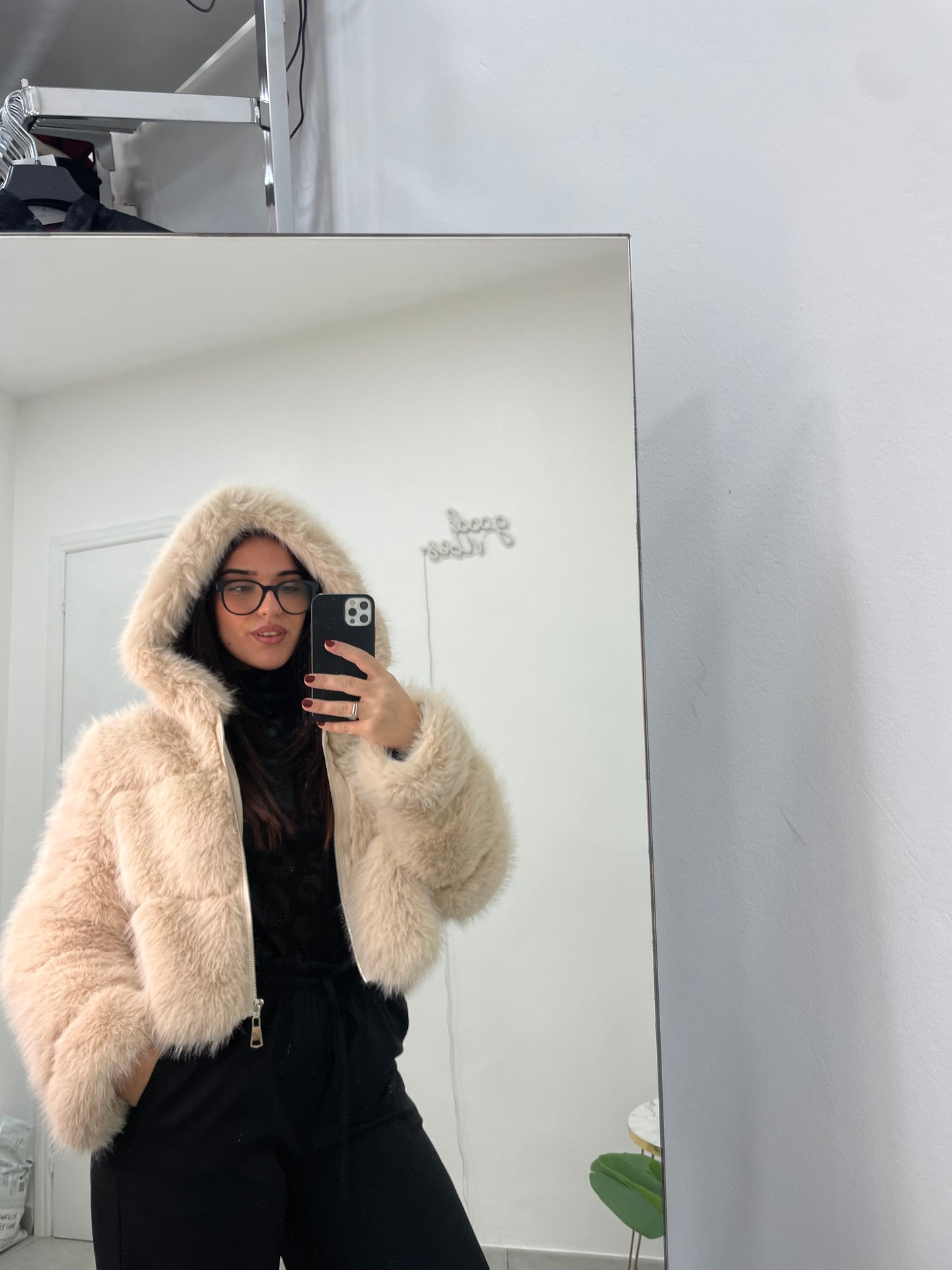 Ecopelliccia Cecilia Panna