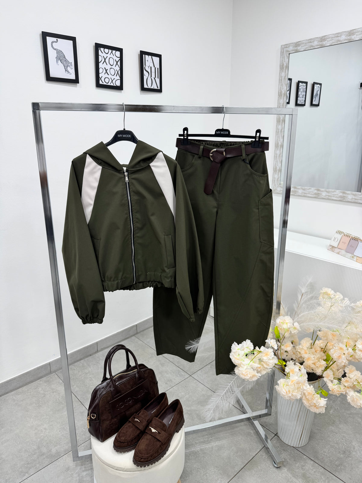 Coordinato Casual Verde Militare