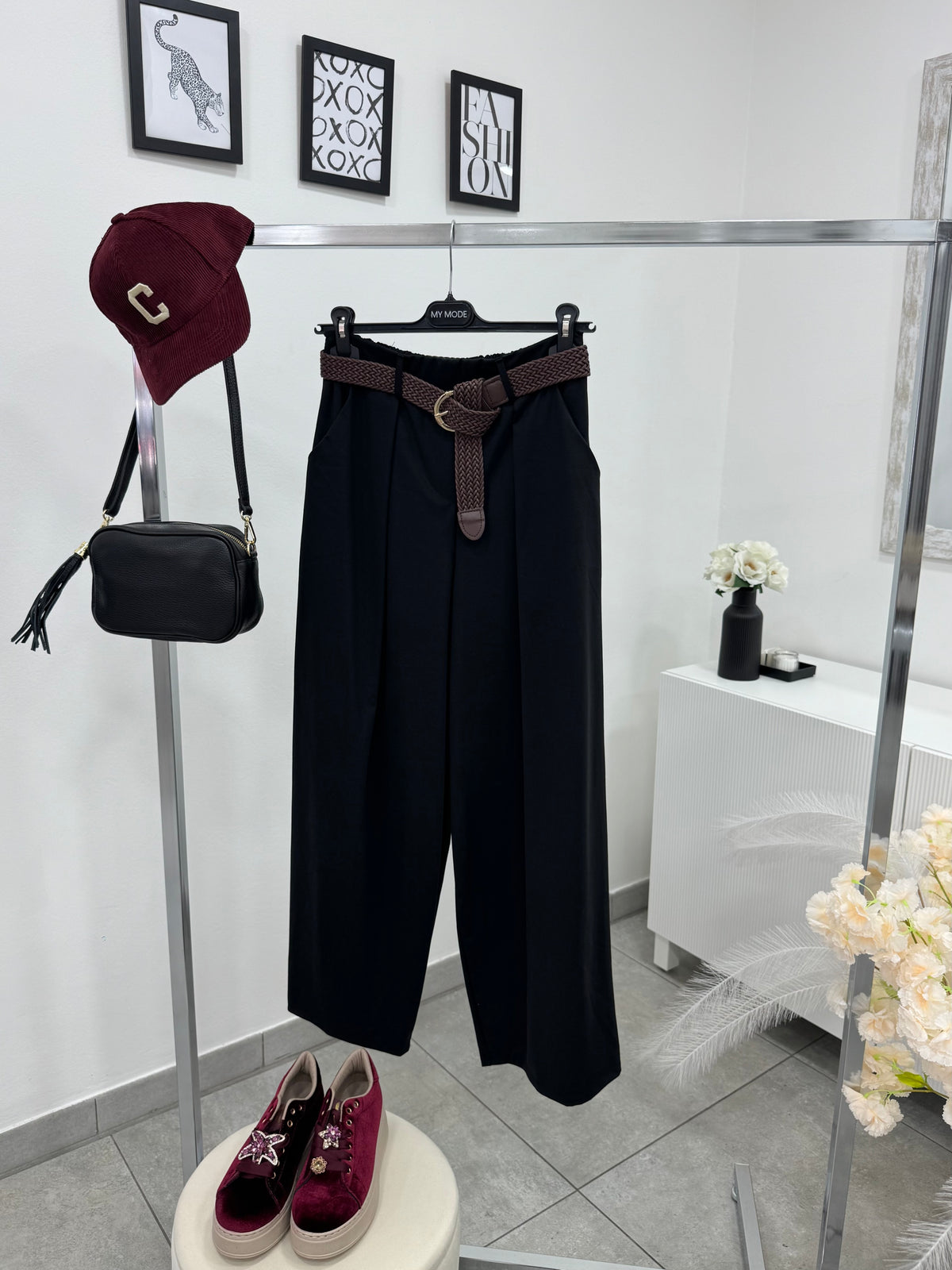 Pantalone Balloon Nero