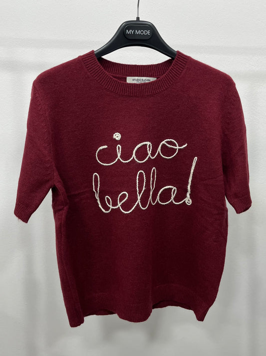 Maglia Ciao Bella Bordeaux