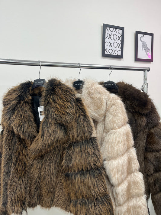 Pelliccia Paris Marrone