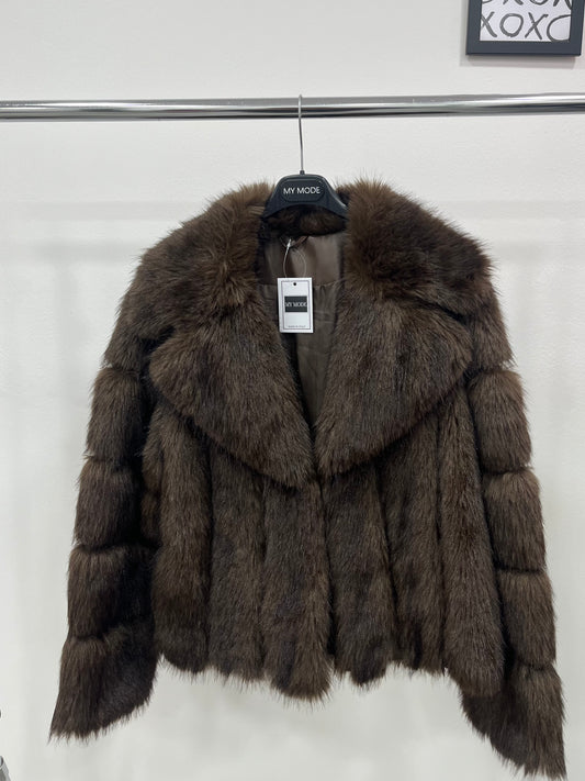 Pelliccia Paris Marrone