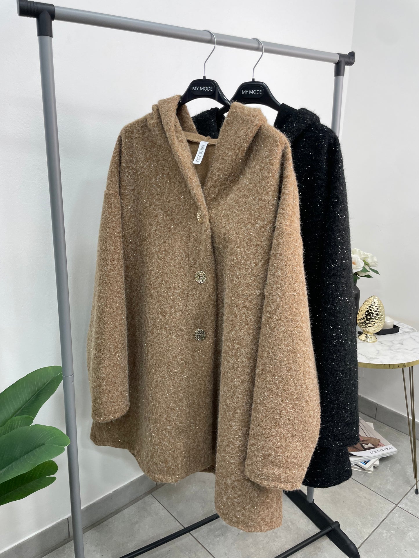 Cappotto Over Bouclé