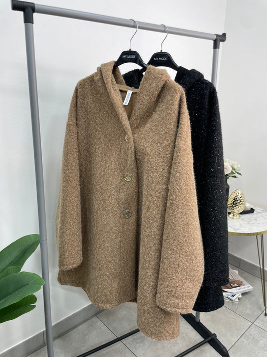 Cappotto Over Bouclé