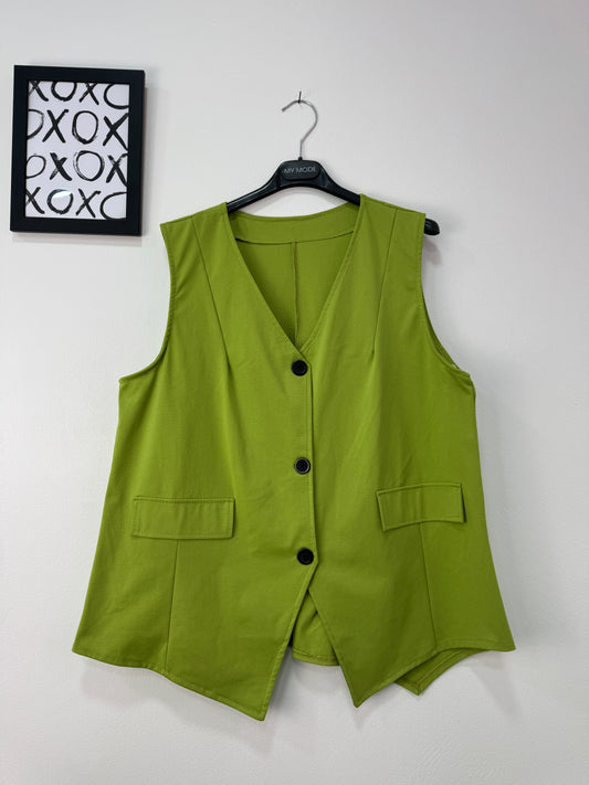 Gilet Irregular Lime