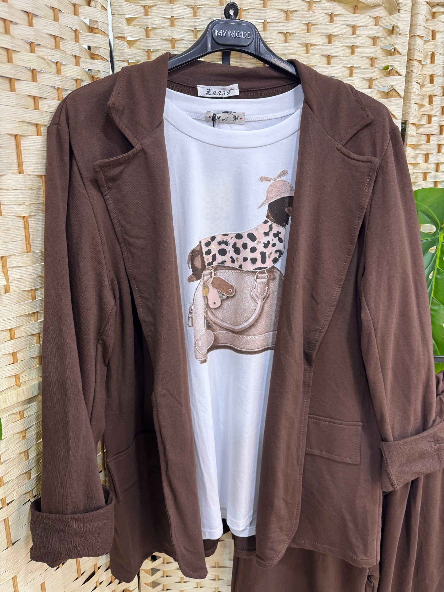 Coordinato Basic Marrone