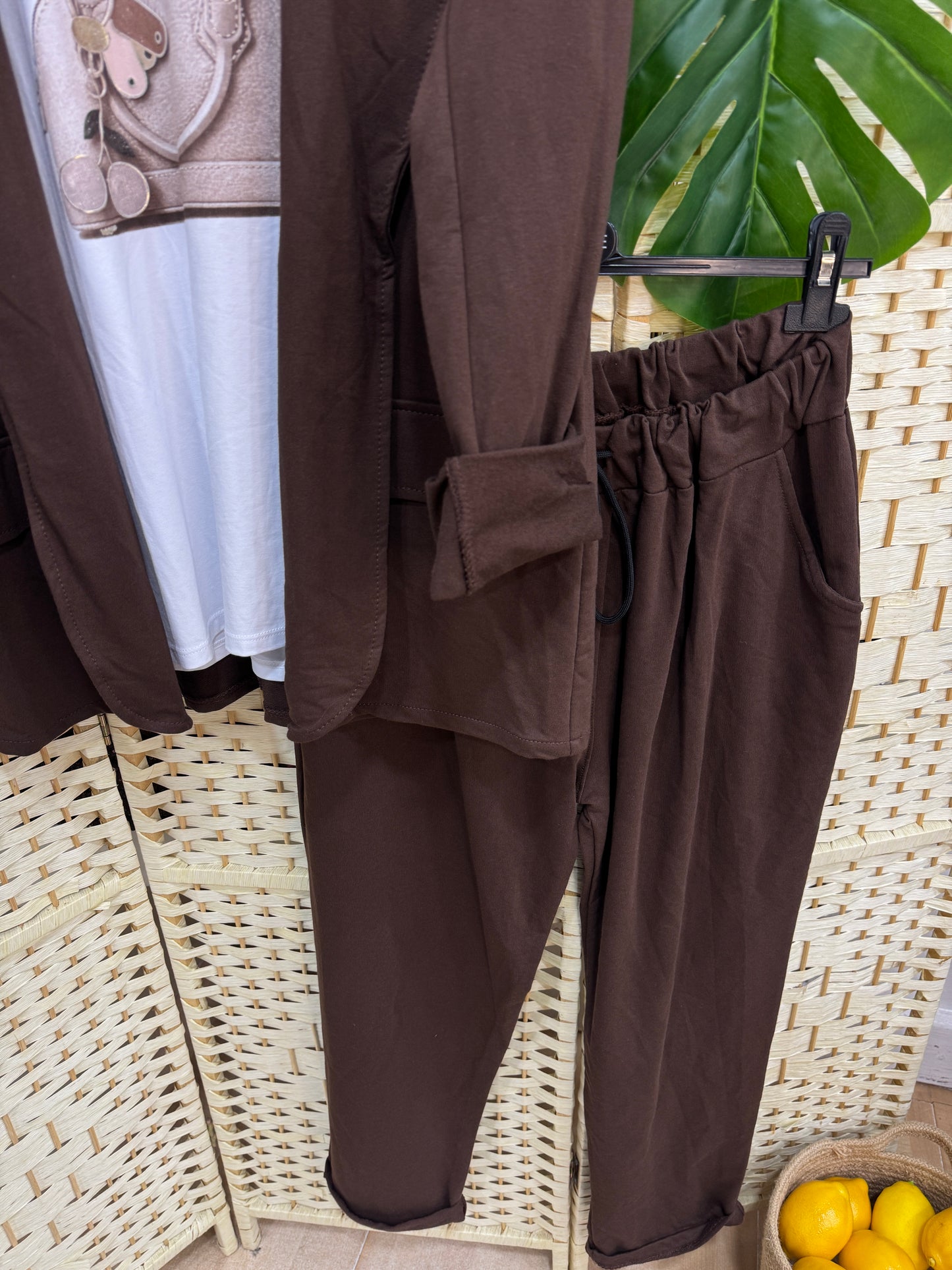 Coordinato Basic Marrone